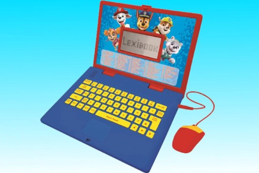 Dwujęzyczny laptop edukacyjny Lexibook Psi Patrol pol/ang