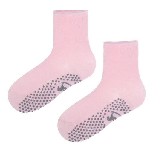 Skarpetki Emel SFA 100-20 różowe frotte antypoślizgowe ABS r.23 26