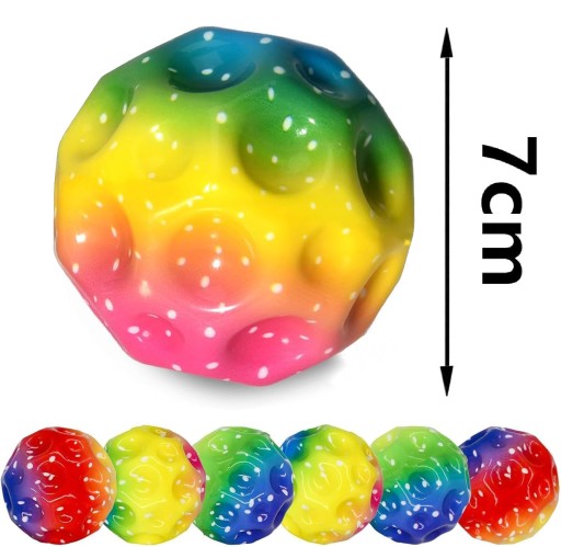PIŁKA GALAKTYCZNA skacząca METEOR kosmiczna PIŁECZKA galaxy ball