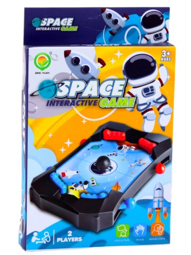 GRA ZRĘCZNOŚCIOWA flipper pinball konsola do Gry Mini Kosmiczna Piłka nożna