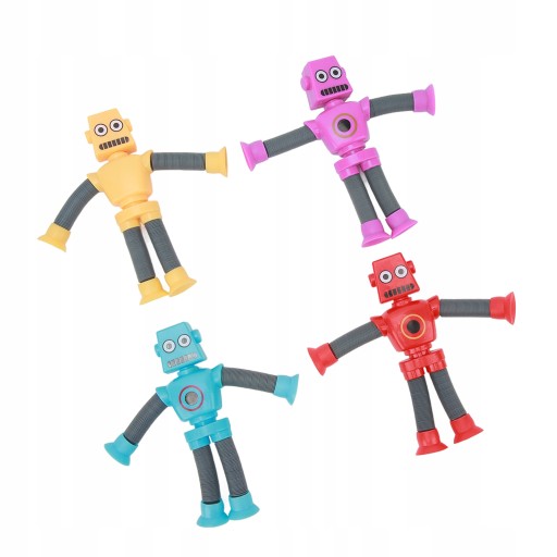 4 SZTUK Teleskopowa Przyssawka Roboty Zabawki