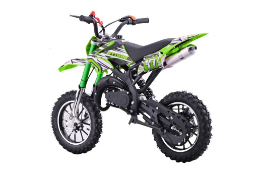 Mini Cross 49cc STORM spalinowy motor motorek dla dzieci 40 km/h zielony