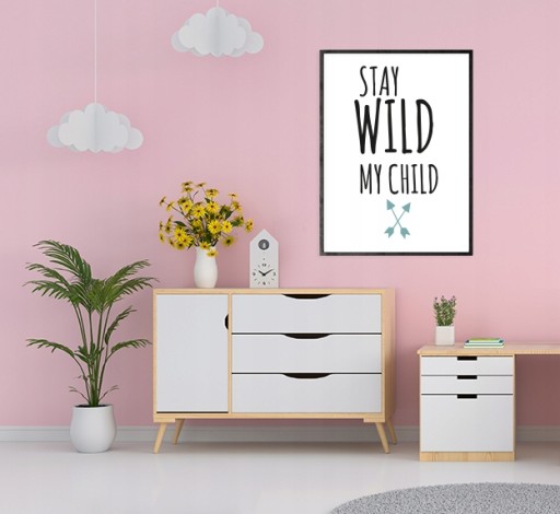 OBRAZ PLAKAT W RAMIE 33x43 cm Wild PD004