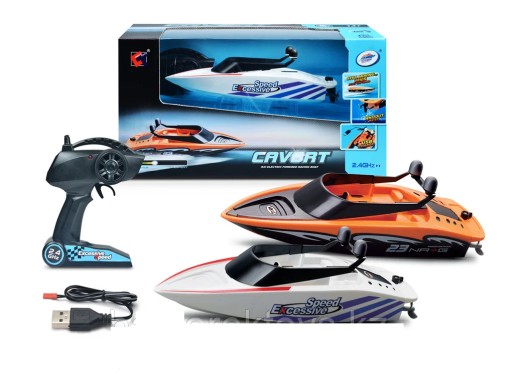 MOTORÓWKA ŁÓDKA ŁÓDŹ ZDLANIE STEROWANA 31 CM ZASIĘG 30 M RC