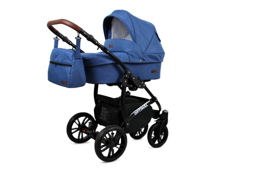 Wózek 4w1 BabyLux Optimal spacerówka gondola fotelik samochodowy ISOFIX