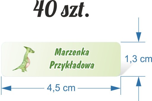 Imiennik naprasowanka dla dziecka Drukant