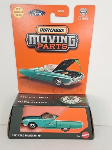 Matchbox 1:64 Moving Parts - Ford Thunderbird 1963