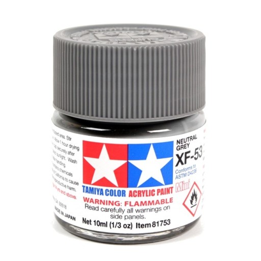 Tamiya XF-53 Farba akrylowa NEUTRAL GREY - 10ml