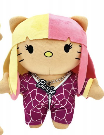 Pluszak Nicki Minaj Hello Kitty Miś Przytulanka Maskotka Rap Prezent
