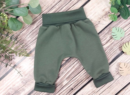 PÓŁŚPIOCHY BEZ STÓP SPODNIE BAGGY 56 KHAKI /97/