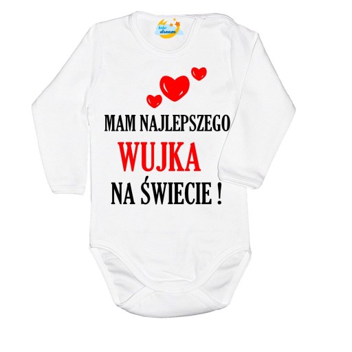 Body niemowlęce Mam najlepszego wujka 80 9 m +