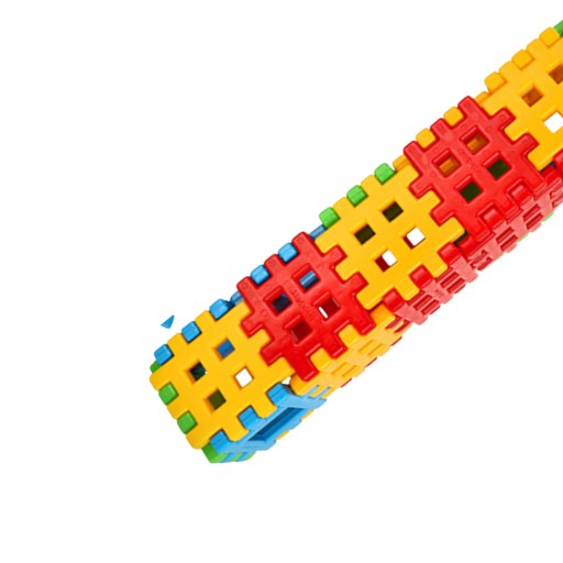 Klocki konstrukcyjne Mejpol wafle plastikowe 120 el 12 m+