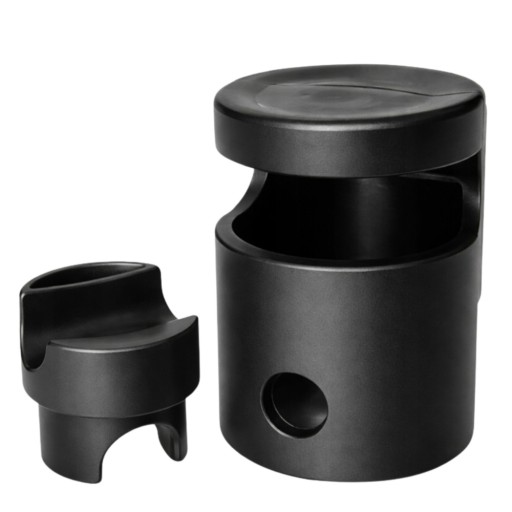 Plastikowa Zaślepka Do Trampoliny Grzybek z Ringiem Czarny 25mm