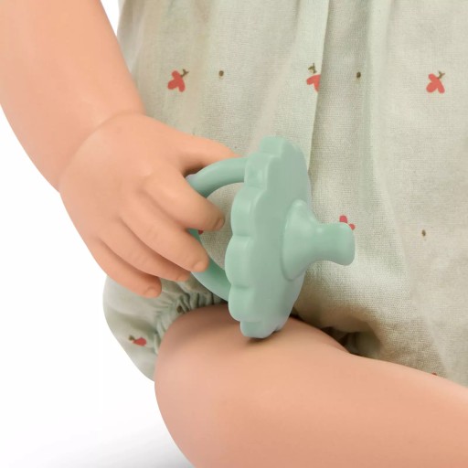 Lalka bobas NIEMOWLĘ z WŁOSAMI i butelką z efektem mleka LullaBaby