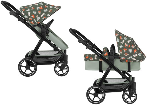 Wózek dla lalki zestaw 2 w 1 Abc Design Migno