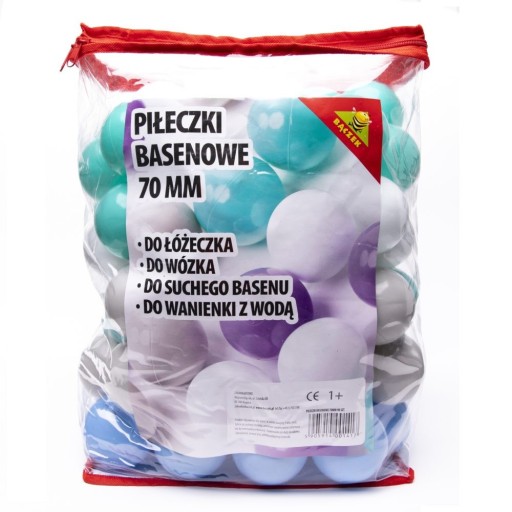 Piłka do suchego basenu Bączek wielokolorowy