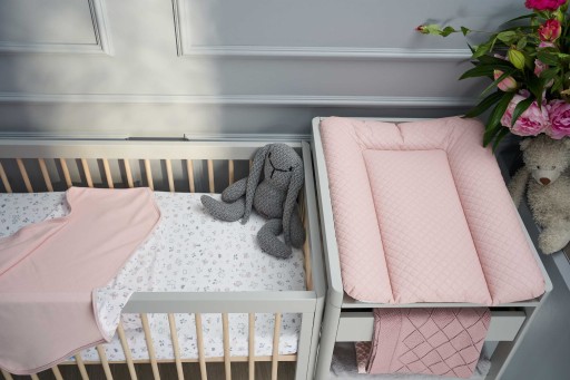 Przewijak miękki Ceba baby 50 x 70 cm różowy