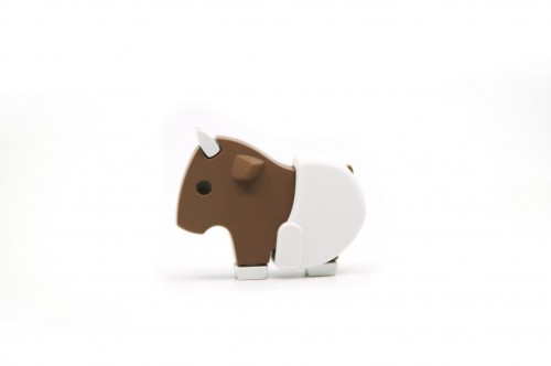 HalfToys Magnetyczne Składane Baby Gnu