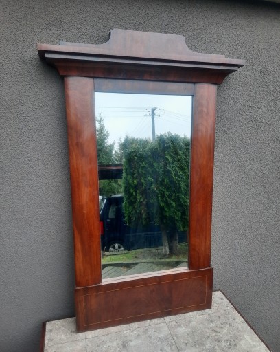 Zdjęcie oferty: Stare lustro biedermeier drewniana rama C090