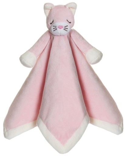 TEDDYKOMPANIET Przytulanka Kocyk Kotek Róż 35cm