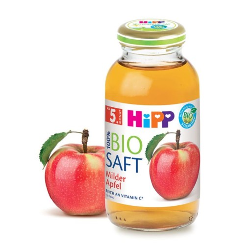 HIPP BIO DELIKATNY SOK JABŁKOWY 100% 200ml 5m BEZ CUKRU