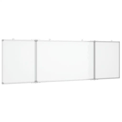 Składana tablica magnetyczna 160x60x1,7 cm Biała