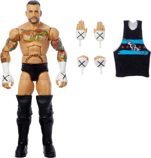Figurka akcji Mattel WWE Elite Top Picks CM Punk 15 cm