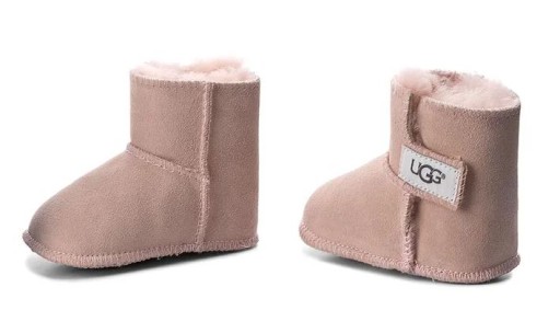 UGG ŚNIEGOWCE DZIECIĘCE RÓŻOWE SKÓRZANE 16 ŻCG