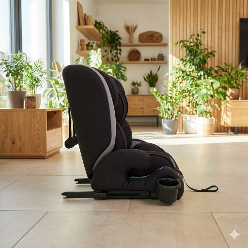 Fotelik Samochodowy ISOFIX 9-36 kg Dla Dziecka Mocny Zestaw 2w1 + Pojemnik