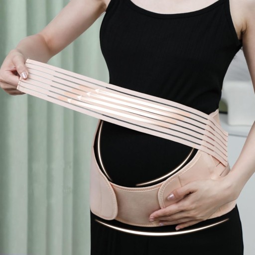 Nude XXL Bandage Belly Band Pelvis Belt Back Support for Pregnancy