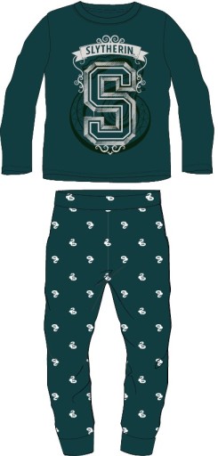 PIŻAMA dziecięca bawełniana 158 / 164 HARRY POTTER SLYTHERIN PREZENT