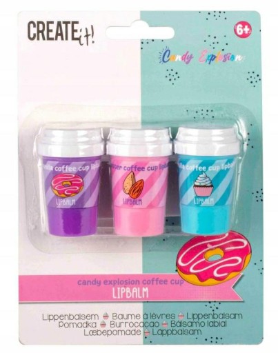 Balsam do ust Candy napoje 3szt mix CREATE IT
