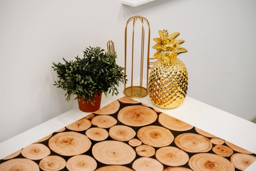 Do pokoju eco mata na biurko 120x60 Gęstwiny leśne