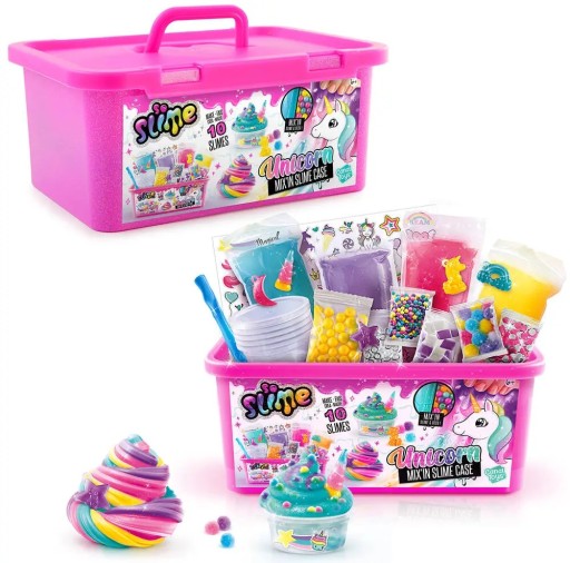 Slime Unicorn ZESTAW KREATYWNY zrób 10 slime