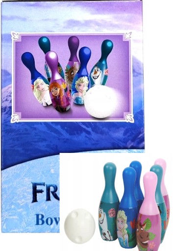 Zestaw do gry w kręgle Disney Kraina Lodu.