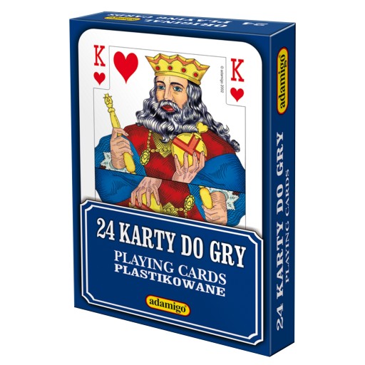 Karty do gry Adamigo gra logiczna 54 elementy dla dzieci 3 lata +