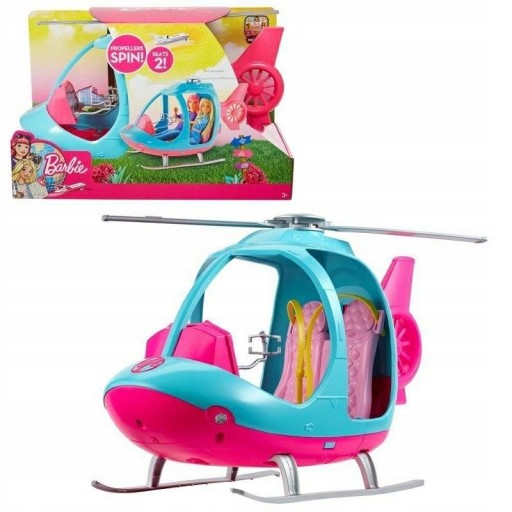 BARBIE HELIKOPTER DLA LALKI ZESTAW