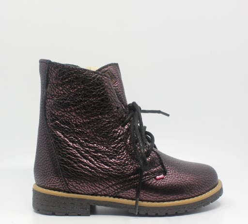 Buty dziewczęce EMEL E2515C-V7 bordowe - 30