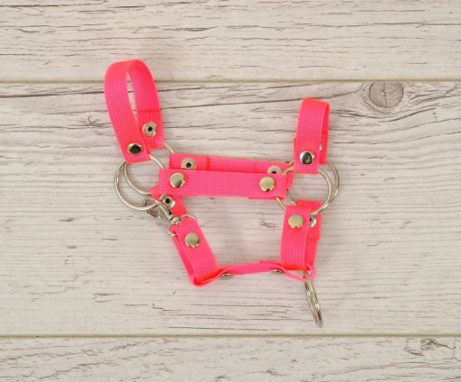Kantar dla konia Super Hobby Horse A4 neon pink
