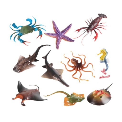 10x Symulacja zwierząt Model zabawki Miniaturowe realistyczne figurki Sztuczne