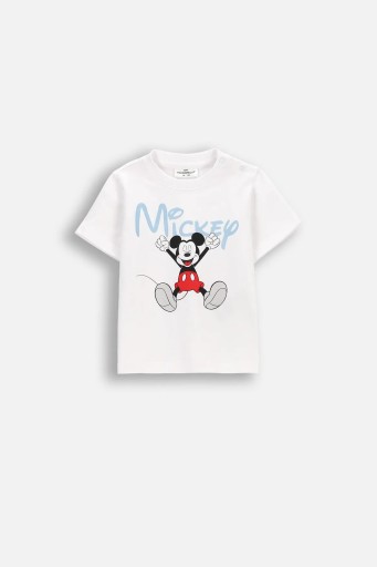 Koszulka Dziecięca T-Shirt Biała MYSZKA MIKI Prezent 086 Coccodrillo WC6