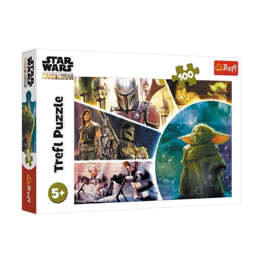 Zdjęcie oferty: Puzzle Trefl Star Wars 100 elementów Baby Yoda - używane stan idealny