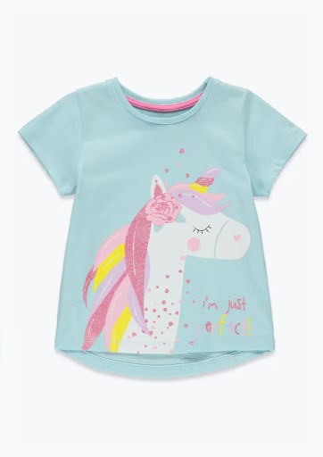 Zdjęcie oferty: Matalan t-shirt koszulka bluzka unicorn 86 cm