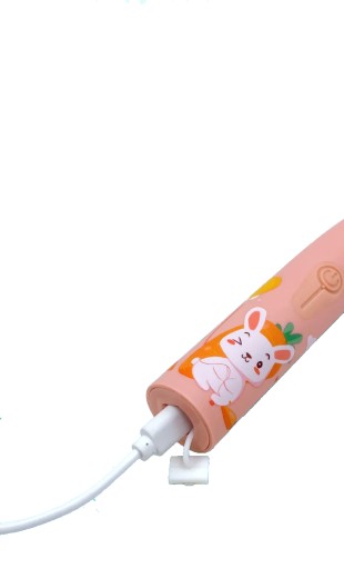 Szczoteczka soniczna dla dzieci Szkrabek Króliczek różowa