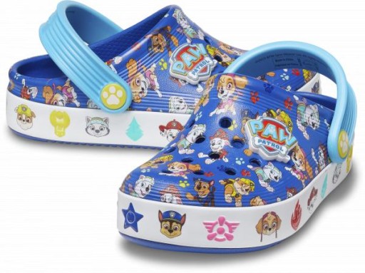 Dziecięce Buty Klapki Chodaki Crocs Crocband Paw Patrol Clog 23-24