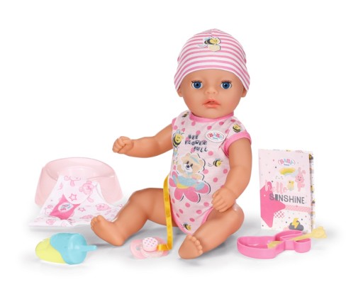 Lalka interaktywna Baby Born Lena różowa 36 cm z akcesoriami