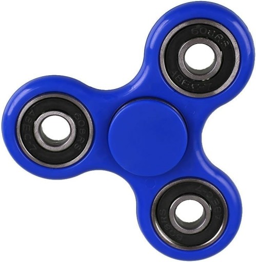 FIDGET SPINNER ZABAWKA ANTYSTRESOWA KRĘCIOŁEK DLA DZIECI KOLOR NIEBIESKI