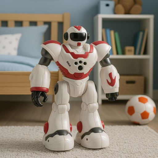 ZDALNIE STEROWANY ROBOT ŚWIATŁA DŹWIĘKI RÓŻOWY