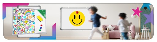 Tablica Magnetyczna na magnesy SUCHOŚCIERALNA 90x60 Dla Dzieci BIAŁA