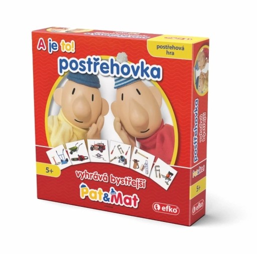 Gra planszowa Gra obserwacyjna Pat and Mat - gra obserwacyjna Efko